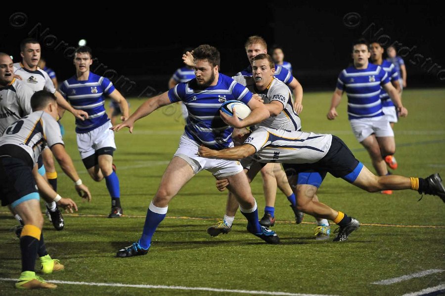 Wheaton Men\'s Rugby vs Mass Maritime.  Photo by Keith Nordstrom